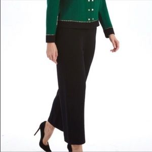 St. John Collection Marie Gray Santana knit pants